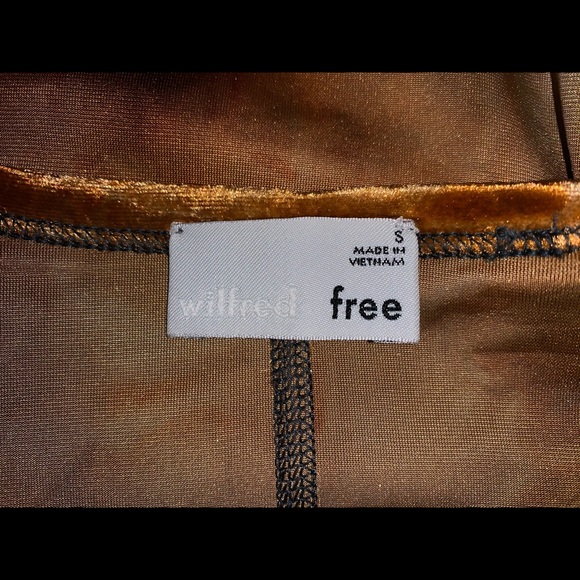 Aritzia Wilfred Free Keera Orange Tie Dye Dress - Picture 3 of 7